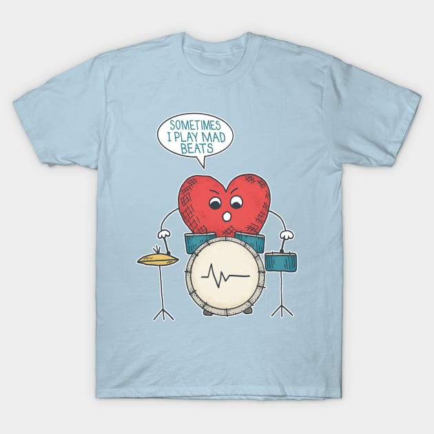 Heart Beat T-Shirt by Matt Andrews